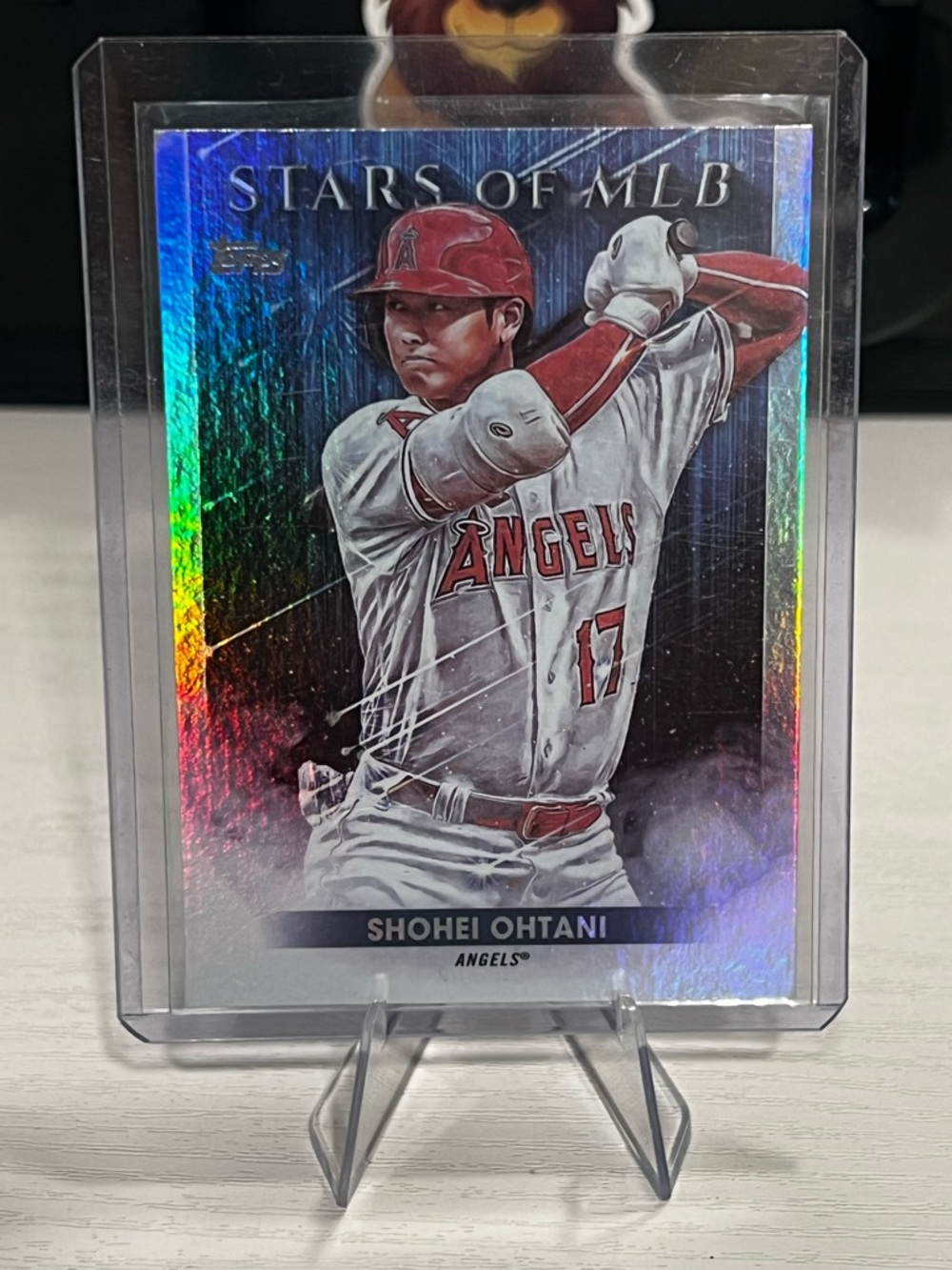 Shohei Ohtani silver holo card